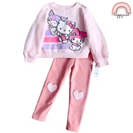 Hello Kitty Kuromi Sweatshirt + Leggings for Girls SS350 18M - 8 Years Old