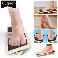 C5GOON Wood Ankle Strengthener Exerciser Single Foot Balance Ankle Strengthener Non-slip Wobble Boar