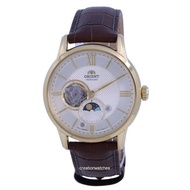 Orient Classic Sun  Moon Open Heart Automatic RA-AS0010S10B Mens Watch