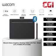 Wacom CTL-4100WL/P0-CX Intuos Small Pen Tablet with Bluetooth - Berry
