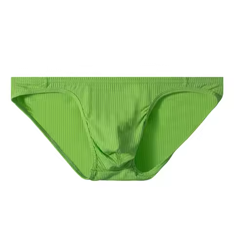 Simple and fashionable low waist, men's underwear cotton high fork, thin belt small triangle AD7118
