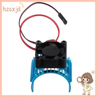 For  A959-B 144001 124019 RC Car Aluminum Alloy Motor Heatsink Cover with Cooling Fan for 540 550 36