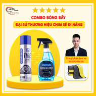 Combo Bóng Bẩy Omino Nước Rửa Kính M86 500ml & Xịt Bóng Lốp M10 500ml - Chính Hãng Omino Vietnam