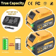 ShopBlackFriday 9.0Ah Replacement for Dewalt 20V 60V Flexvolt Battery Lithium Compatible with DCB606