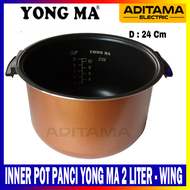 PANCI MAGIC COM YONGMA 2 LITER/ INNER POT RICE COOKER YONG MA 2L