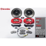 BREMBO BRAKE SET 4 POT 360MM HONDA CIVC FD FB FC ODYSSEY RB1 RB2 RB3 ACCORD 2003-2019 CL7 CL9 STREAM CRV HRV