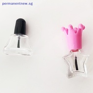 [pesg] 1PCS 5ml10ml Sub-packed Nail Polish Bottle Nail Gel Empty Bottle With Brush Glass Empty Blending Bottle Touch-up Container [sg]