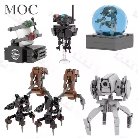 Sci-Fi Movie Series Droid Building Blocks Creative Mini Collector Turret Robot Annihilator Robot Mod