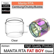 Ready JT CHUBBY Advken MANTA RTA Replacement Glass | 5ml kaca pengganti cembung