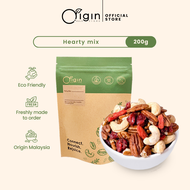 Origin Bulk Store Trail Mix - Hearty Mix (Unsalted) 320g Big Pack Muslim Friendly