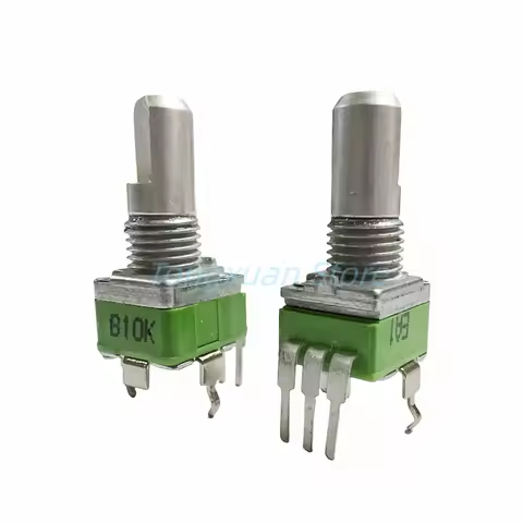 1pc ALPHA RD901F 09 Type Potentiometer Single-Unit Vertical 3 Pins B10K 20K 50K 100K Axial Length 15