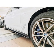 [Musk Garage] BMW G30 G31 M-TECH P Type Vacuum carbon Kameng Side Skirt Fixed Wind Wing