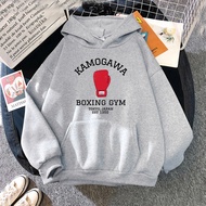 Anime Hajime No Ippo Boxing Gym Hoodies Flecee Men Hoodie Springautumn Sweatshirt Vintage Harajuku