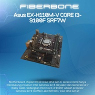 Asus EX-H110M-V CORE i3-9100F SRF7W MOTHERBOARD