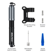 BOLANYBicycle Air Pump 160psi - Portable Aluminum Presta Valve MTB
