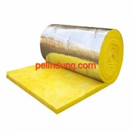 Glasswool Aluminium Foil Busa Peredam Suara Peredam Panas Tebal 1 Inch