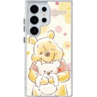 THE HOOD - (多種型號可選)(含磁吸無線充電選項)迪士尼 小熊維尼 Samsung Galaxy S24Ultra/S24+/S24 S23/S22 標準防摔保護殼 防撞保護 透明殻-538
