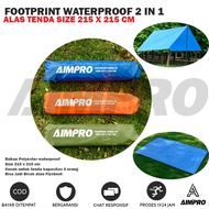 Footprint alas tenda tikar Waterproof 215x150cm dan 215x215cm Terpal Pelindung Tenda Camping Outdor