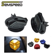 SEMSPEED Motorcycle M27 Engine Oil Filler Cap Plug For Yamaha MT01 MT03 FZ07 MT07 XSR700 MT09 XSR900