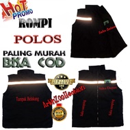 NEW Rompi Polos Hitam / Rompi Comunity / Rompi Ojol Polos / Rompi Keren / Rompi TERMURAH/TERLARIS