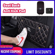 high quality Car Seat Back Anti Kick Pad Leather Waterproof Car Seat Back Protector Cover With Storage Bag For Toyota Sienta Vios Fortuner Innova Corolla Altis Hiace Avanza