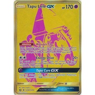 Pokemon TCG Card Tapu Lele GX SM Hidden Fates SV94/SV94 Gold Secret