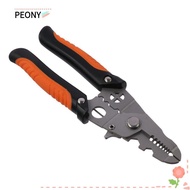 PEONIES Crimping Tool, 8 Inches High Carbon Steel Wire Stripper, Easy to Use 9-in-1 Wiring Tools Cable