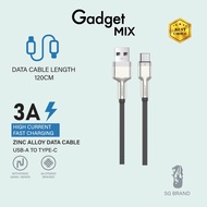 Gadget MIX Diginut BC-1228C Type-C To Type-C 60W 1.2m Black/BA-1228C USB To Type-C 3A 1.2m Black Zin