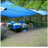 TENDA Flysheet 6x8 camping tent cover/fly tent/bivak tent/flyiit/flysheet 6x8 mtr waterproof