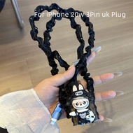 Cute Rabbit Charger Protective Case for 18W/20W USB-C Power Adapter Cable Compatible with iPhone