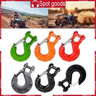 WIN 3 8Inch Clevis Slip Hook with Safety Latches Alloys Steel Winch Hook for Truck Trailer Transport