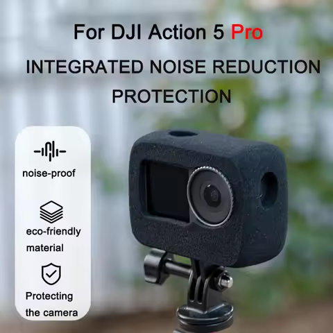 For DJI Osmo Action 5 Pro Windslayer Cover Wind Noise Reduction Sponge Housing Windproof Case for DJ