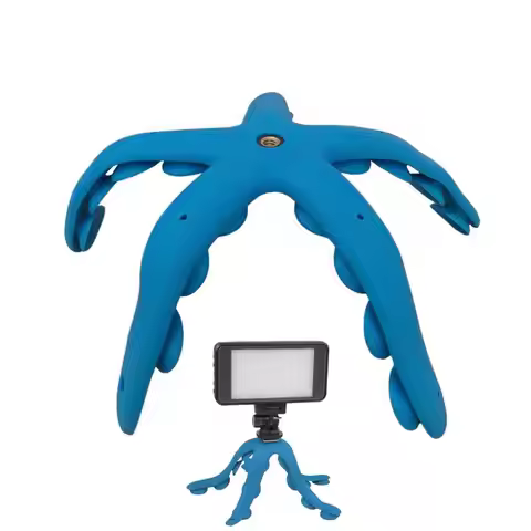 Tentacle Phone Holder 5 Tentacles Suction Holder Suction Grip Octopus-Inspired Rubber Octopus Stand 