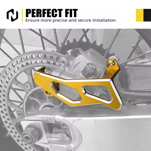 NICECNC Motorcycle Rear Brake Caliper Guard Cover Protector Kit For 2024 Suzuki DRZ400SM 2005-2024 D