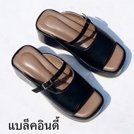 นิ่มและเบามากALIN รองเท้าส้นตึก 2.2นิ้ว รุ่นบาร์รี่ น้ำหนักเบามาก นิ่มมาก