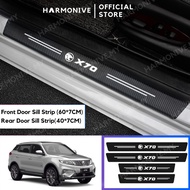 PROTON X70 Car Door Sill Strip Anti Scratch Side Door Step Protector Sticker [5PCS/FULL]