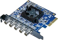 AVMATRIX VP51 5-CH SDI PCIe Capture Card - 3G-SDI I/O, 1080P60, Win/Linux, 24H Work, SDK Support, Li