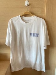 清邁市集購入🇹🇭棉質英文字白色短袖上衣