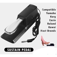 Keyboard Sustain Pedal compatible electronic keyboards digital piano pedal Yamaha Roland Kawai Korg Casio Sustain Pedal