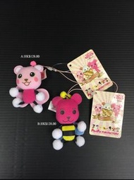 Postpet MoMo Comomo 扮蜜蜂 蝴蝶吊飾掛飾 (每個)