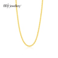 MJ Jewellery 916/22K Gold Hollow Polo Chain Necklace R017
