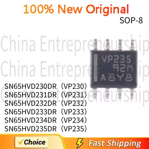 1~10 PCS SOP-8 SN65HVD230DR VP230 SN65HVD231DR VP231 SN65HVD232DR VP232 SN65HVD233DR VP233 SN65HVD23