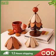 Bamboo Dining Table Mat Waterproof And oil Proof Heat resistance table placemat Washable Non Slip Co