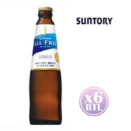 三得利 - 日本版樽裝 無酒精大麥啤酒 ALL FREE 334毫升 x 6樽 日本內銷產品