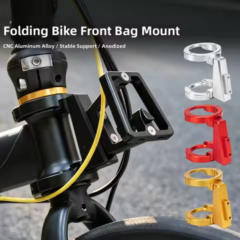 Folding Bike Front Bag Mount Adapter Bracket For DAHON K3 Plus P8 Mounting Bracket Cycling Accessori