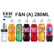 F&N MINI DRINK CARBONATED / 100 PLUS TANPA GULA / EST COLA 280ML