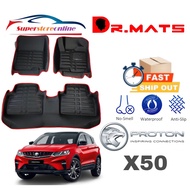 DR.MATS Classic Plus 1 / 2 Layer Carpet PROTON X50 Custom Made 5D Car Mat Car Floor Mat Waterproof