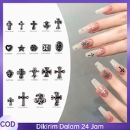 50 Pcs Nail Accessories Nail Art Accessories 3d Cross Shape Nail Decorations Nail Art Accessories Na