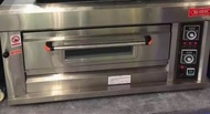 Gas baking oven one deck two tray commercial oven