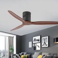 Original Wood Fan Light Cross-Border In Stock Variable Frequency Ceiling Fan Energy-Saving Ceiling F